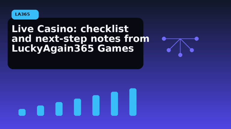 Live Casino Checklist for Better Table Selection